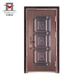 hot sale main entrance exterior single leaf steel door from China